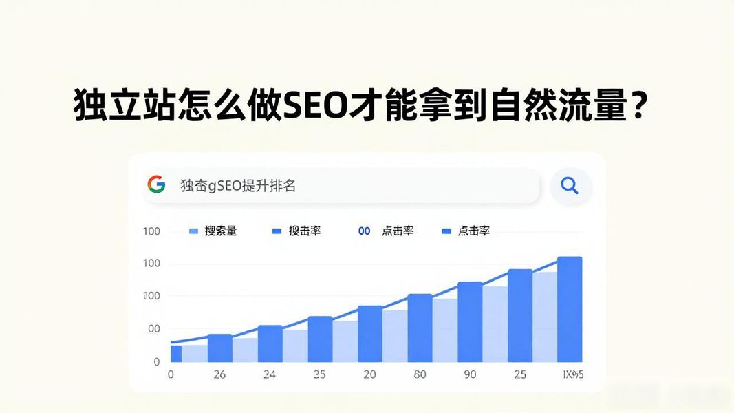 独立站怎么做SEO才能拿到自然流量?