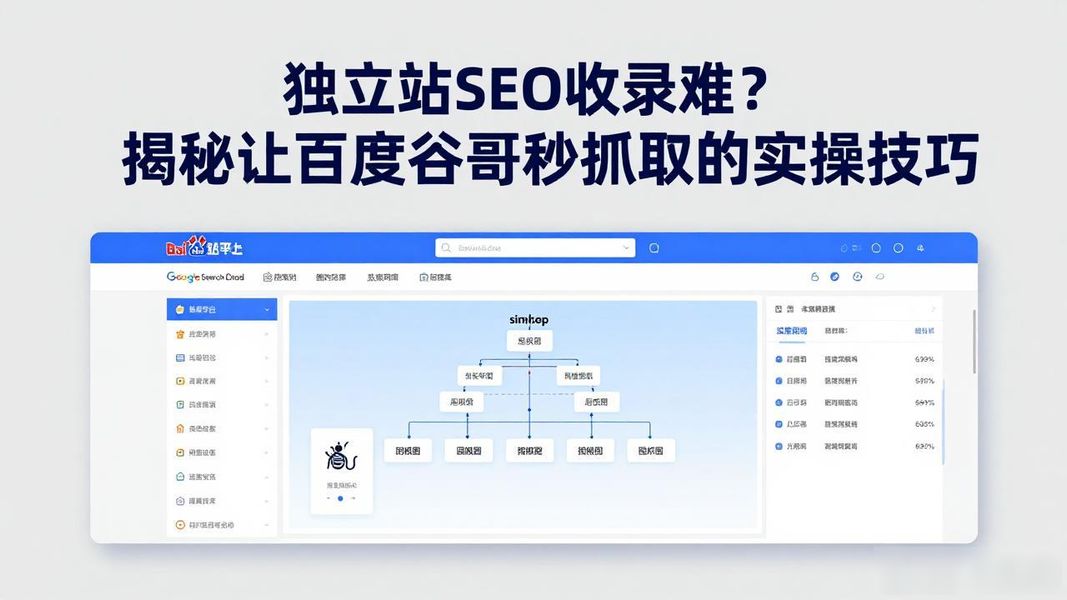 独立站SEO收录难?揭秘让百度谷歌秒抓取的实操技巧