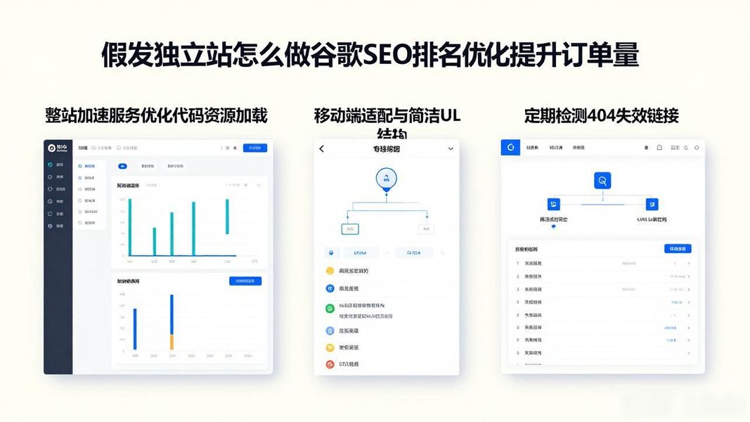 假发独立站怎么做谷歌SEO排名优化提升订单量