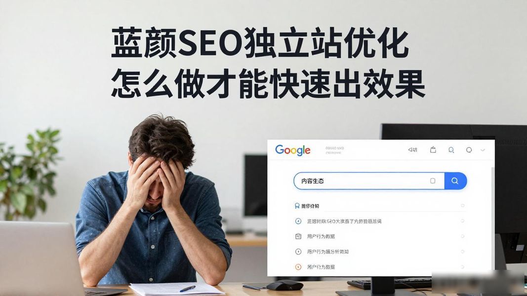 蓝颜SEO独立站优化怎么做才能快速出效果
