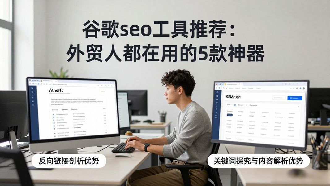 谷歌seo工具推荐：外贸人都在用的5款神器