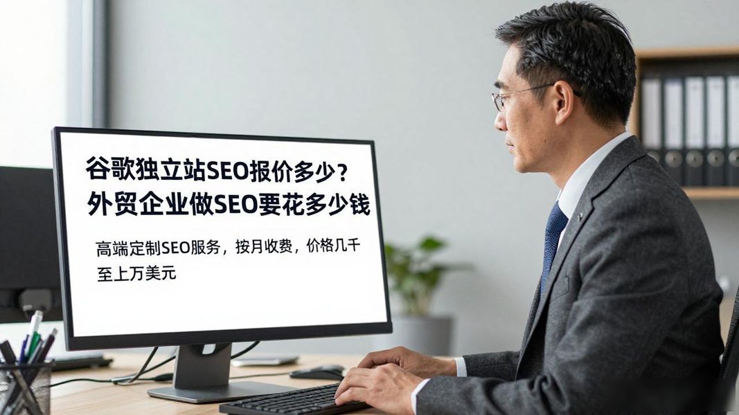 谷歌独立站SEO报价多少？外贸企业做SEO要花多少钱