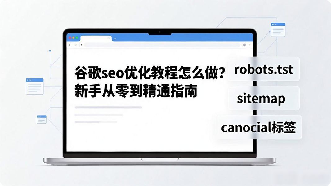 谷歌seo优化教程怎么做?新手从零到精通指南