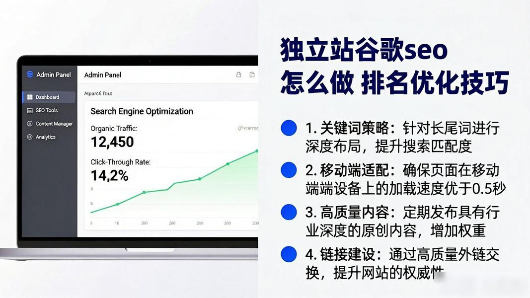 独立站谷歌seo怎么做 排名优化技巧