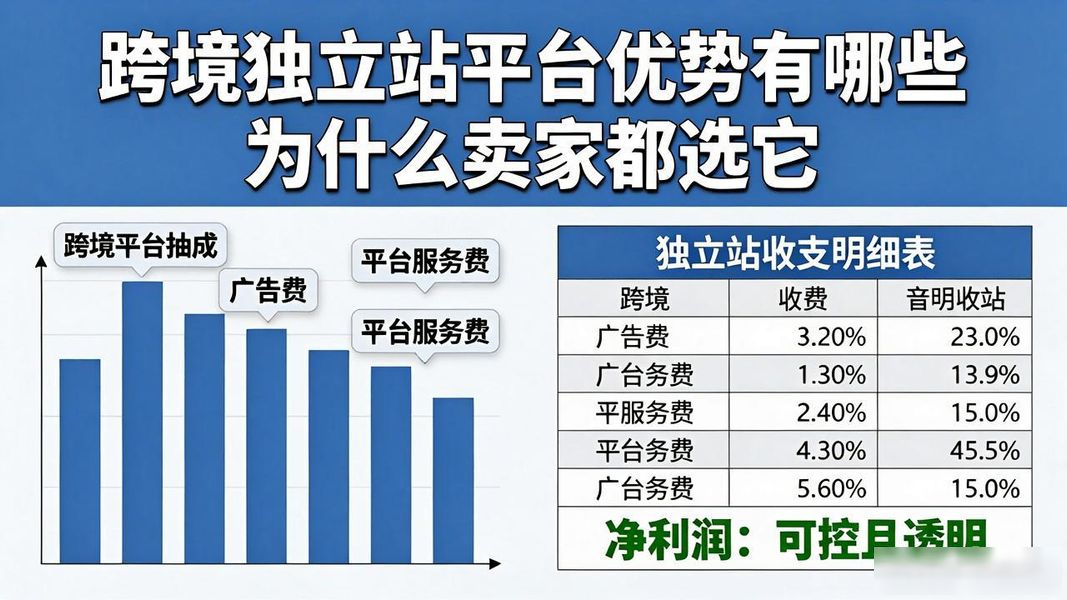 跨境独立站平台优势有哪些 为什么卖家都选它