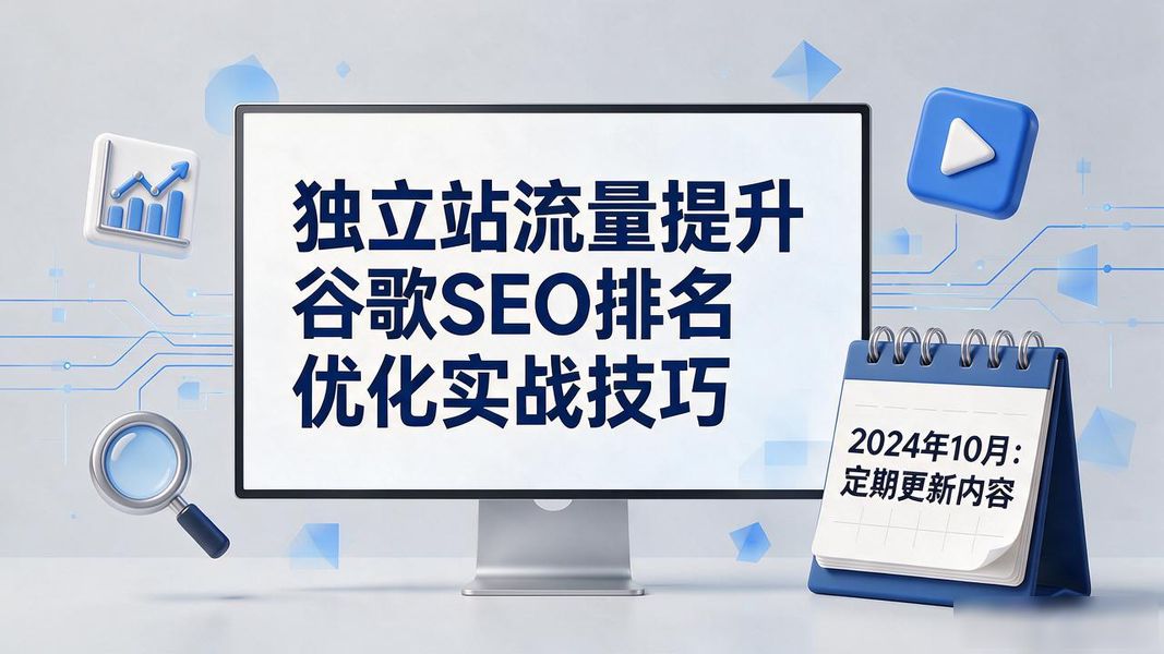 独立站流量怎么提升 谷歌SEO排名优化实战技巧