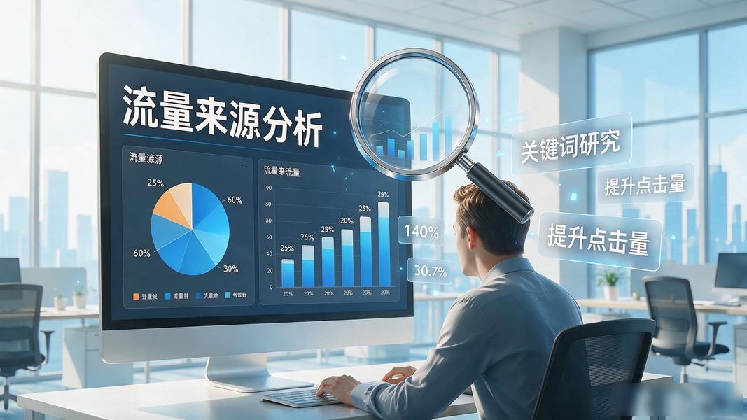 独立站没流量?教你三招分析来源并提升点击量