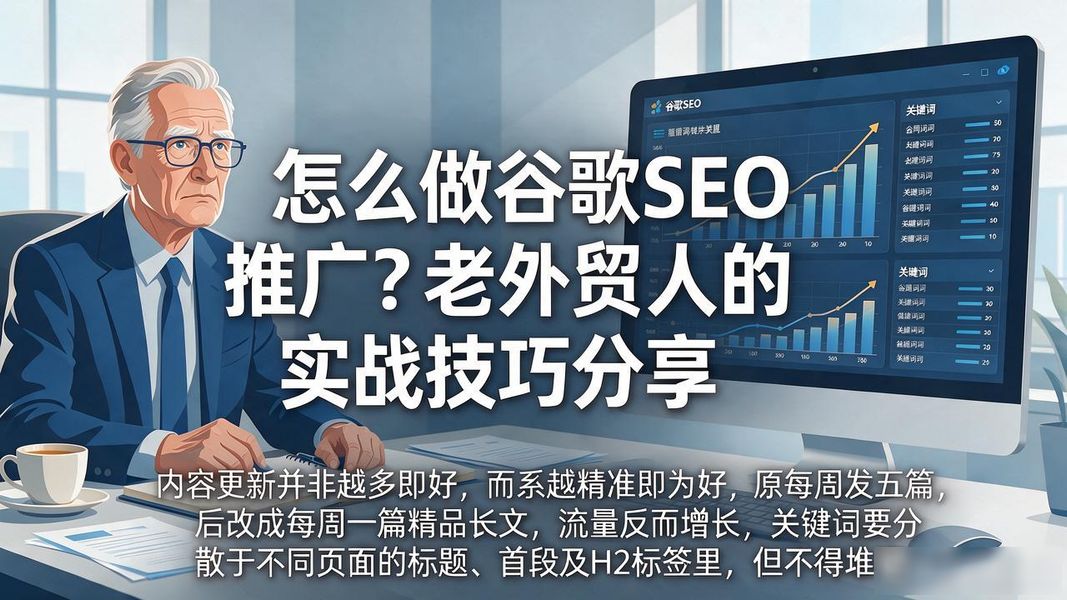 怎么做谷歌SEO推广?老外贸人的实战技巧分享
