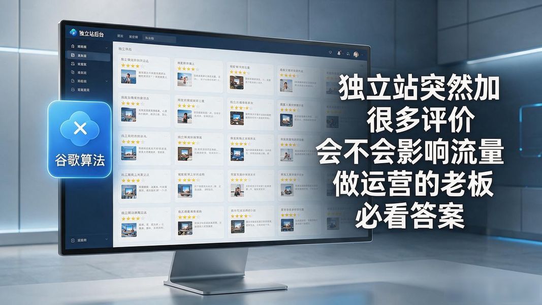 独立站突然加很多评价会不会影响流量 做运营的老板必看答案