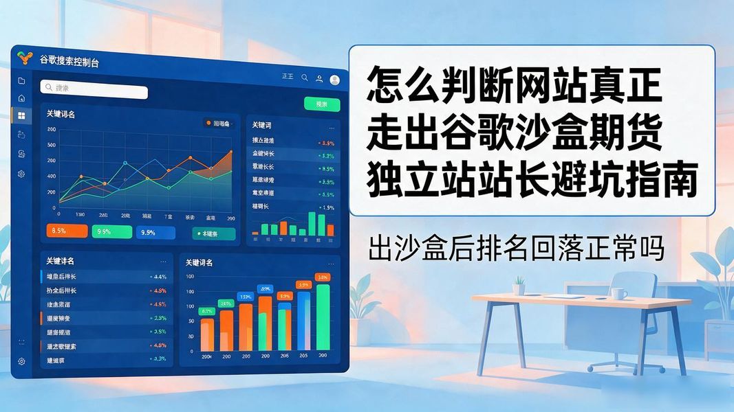 怎么判断网站真正走出谷歌沙盒期货 独立站站长避坑指南