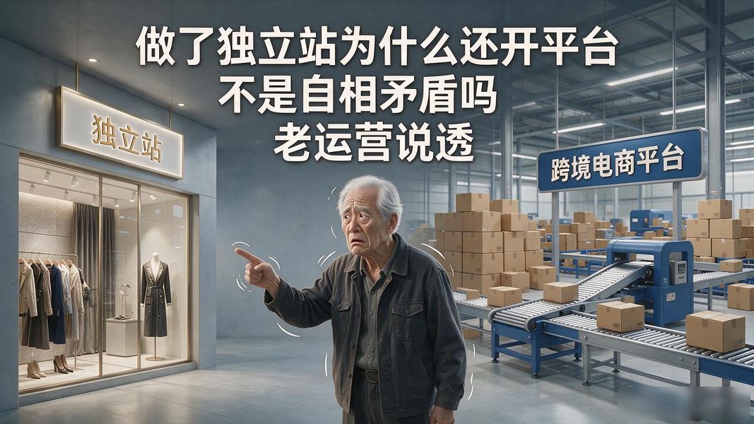 做了独立站为什么还开平台 不是自相矛盾吗 老运营说透