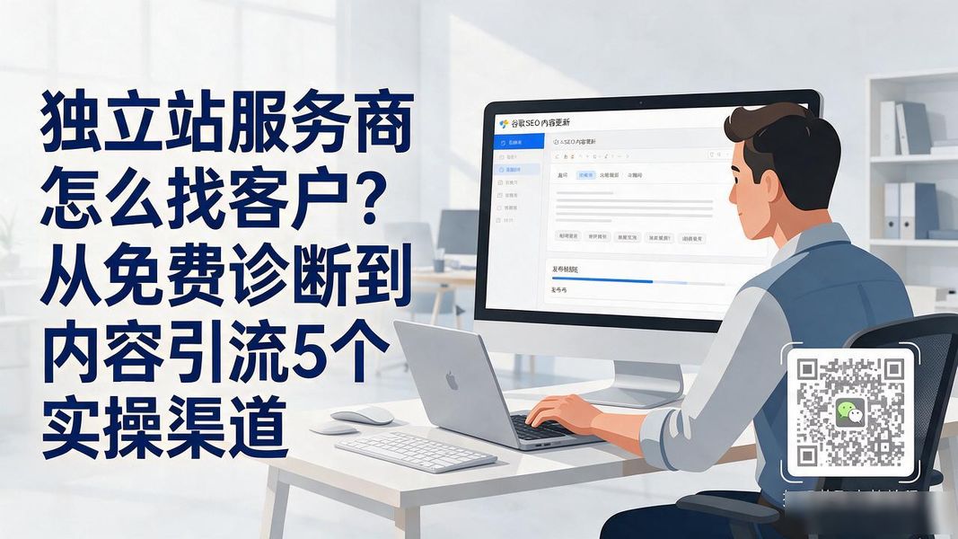 独立站服务商怎么找客户?从免费诊断到内容引流5个实操渠道