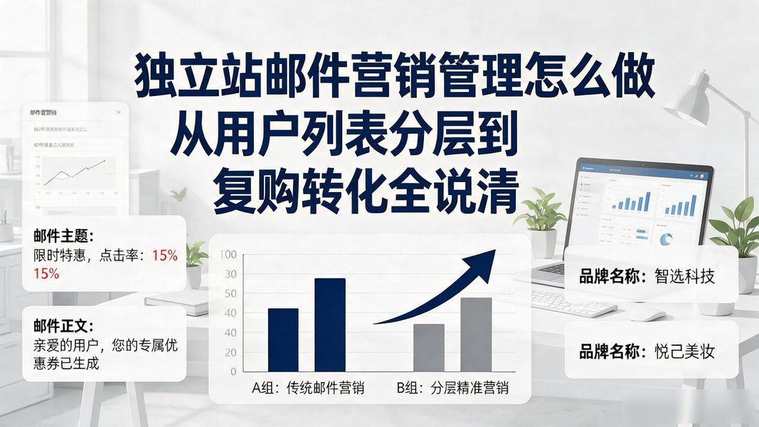 独立站邮件营销管理怎么做 从用户列表分层到复购转化全说清