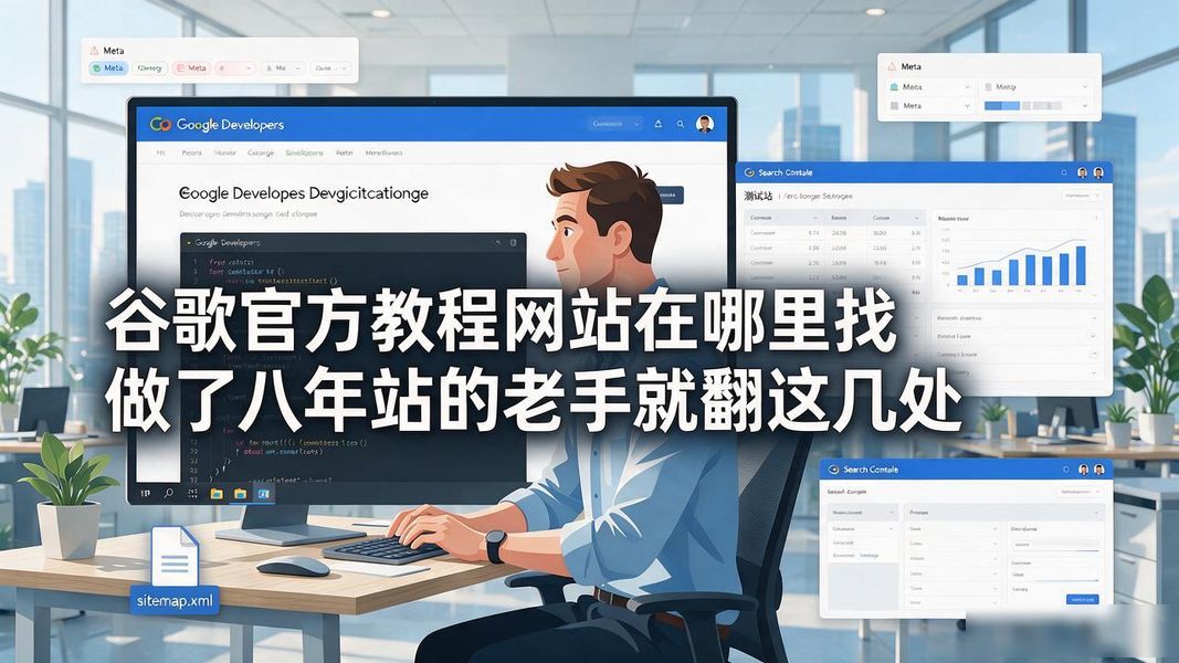 谷歌官方教程网站在哪里找 做了八年站的老手就翻这几处