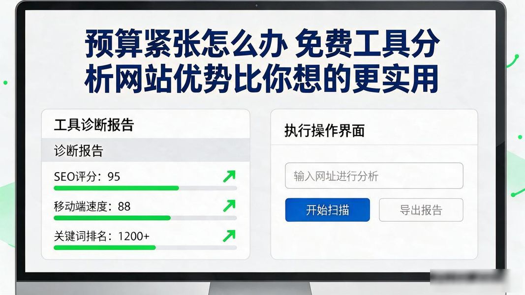 预算紧张怎么办 免费工具分析网站优势比你想的更实用