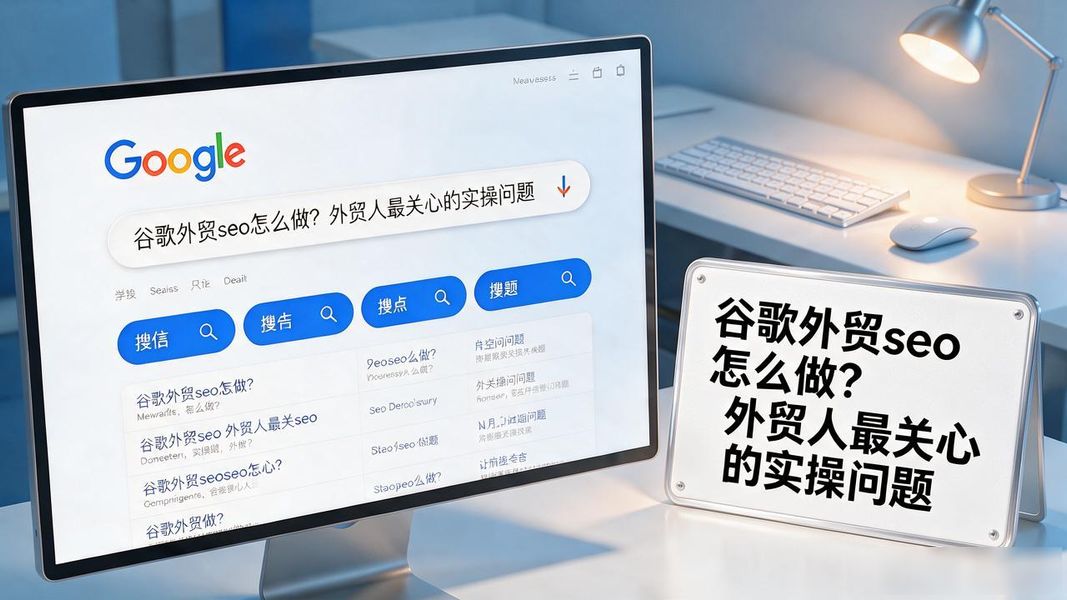 谷歌外贸seo怎么做?外贸人最关心的实操问题